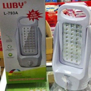 Foto Produk Lampu Emergency Luby L-793 A / Tahan 10 Jam 60 SMD 30 LED 4000 MAH dari sebelas sodara