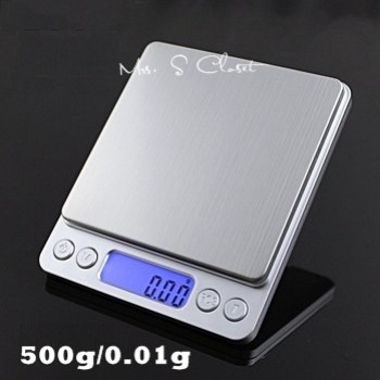 Foto Produk Timbangan Serbaguna / Mini Digital Scale Deluxe 500gr 0.1gr dari Mrs S Closet