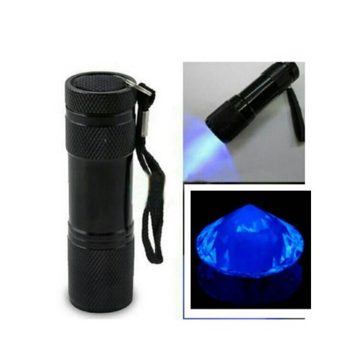 Foto Produk senter UV ultraviolet 9 LED utk cek flourescence diamond , uang dari Bro & Sis Jakarta