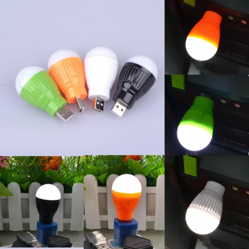 Foto Produk Emergency Bohlam Mini USB LED Bulb BALL LIGHT lampu Powerbank Senter - Random dari lbagstore