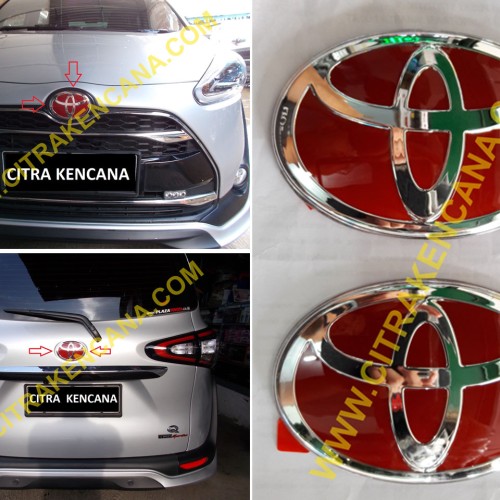 Foto Produk EMBLEM MERAH TOYOTA SIENTA dari CITRA KENCANA