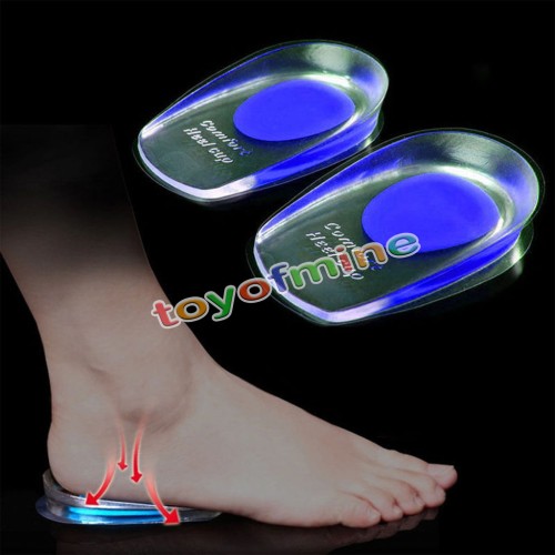 Foto Produk Heel Support Pad Cup Gel Silicone Shock Cushion Orthotic Insole (Man) dari PRESENT GIFT