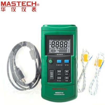 Foto Produk Thermocouple with Data Logging Mastech MS6514 Dual Channel Thermometer dari HRDIK