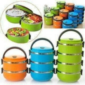 Foto Produk Rantang Stainless Susun 4 / Bekal / Lunch Box Berkualitas Broo !! Baru dari Claudia Krystina