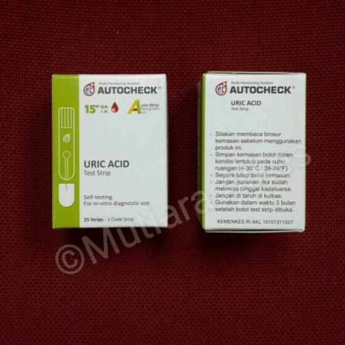 Foto Produk Strip Asam Urat/ Uric Acid Autocheck dari Mutiara Alkes