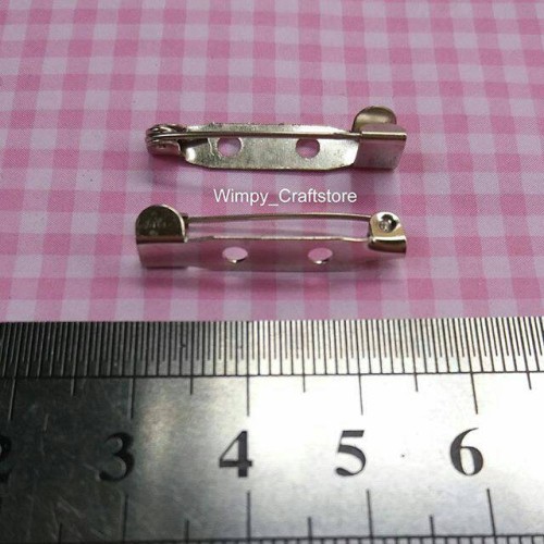 Foto Produk peniti pin 2.5cm peniti bross bahan aksesoris bahan craft accesories dari Wimpy Clay