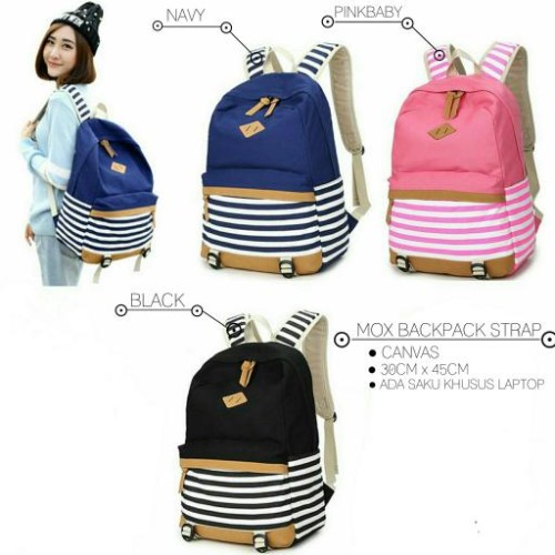 Foto Produk Ransel mox strap Baru | Tas Backpack Wanita Murah dari Claudia Krystina
