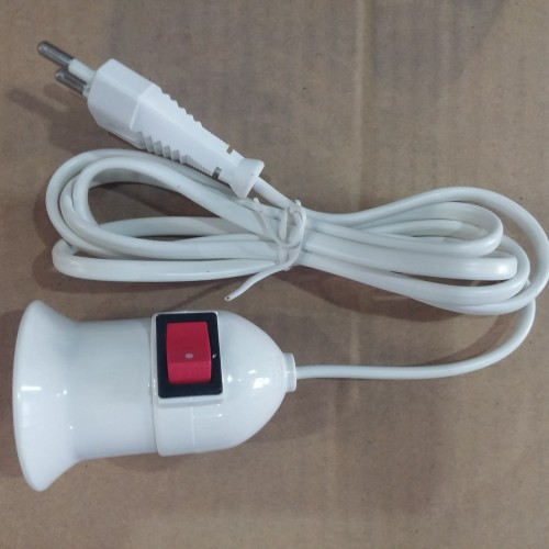 Foto Produk Fitting bola lampu kabel gantung + saklar Mitsui dari grosirltc