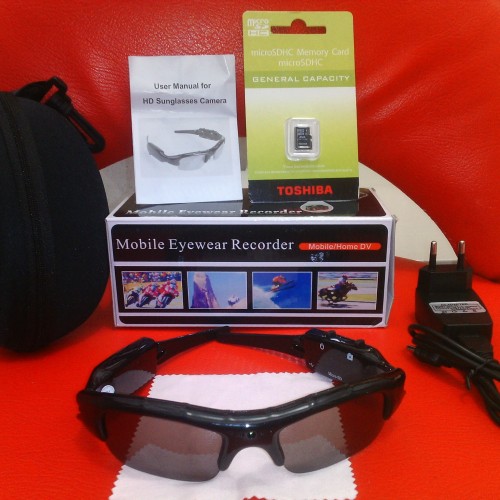 Foto Produk Kacamata Kamera /SPYCAM dilengkapi Memori 8GB dari Discount Shop