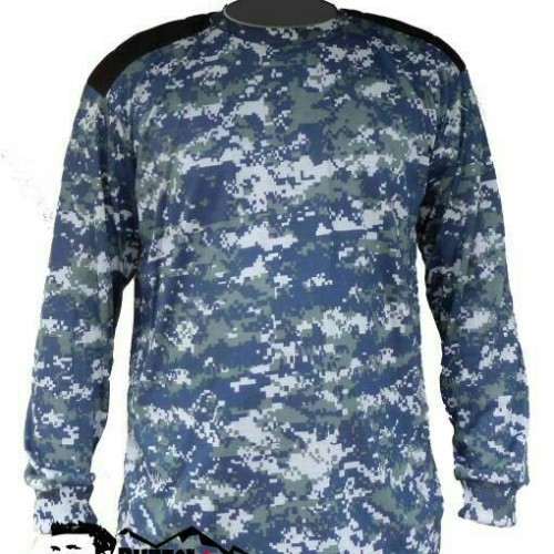 Foto Produk kaos army panjang navy (camo,tentara,tni,militer) dari zazoulstore