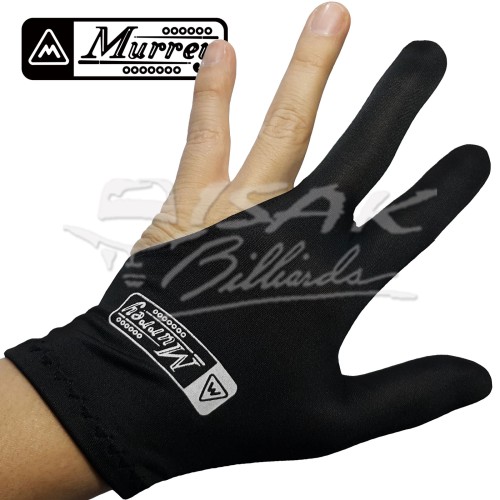 Foto Produk Murrey 3-finger Gloves, Pool Billiard - Lycra One Size Fits All Black dari ISAK Billiard Sport Co.