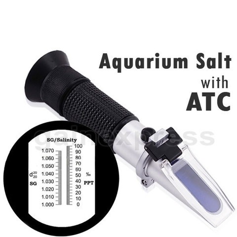 Foto Produk Refractometer Salt Salinity 0-100% - Ukur Kadar Garam pada Cairan dari HRDIK