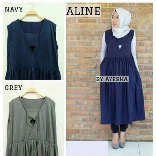 Foto Produk ALINE TUNIK KATUN - Baju Murah Laris dari The Cubbies Store