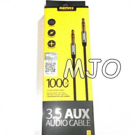 Foto Produk Kabel Audio Aux merk REMAX ORIGINAL, panjang 1mtr dari MJO online
