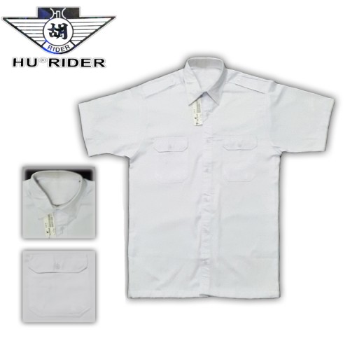 Foto Produk Kemeja Lengan Pendek Putih/Pria/Pangkat/Kerja/Formal HR dari Mulia Jeans