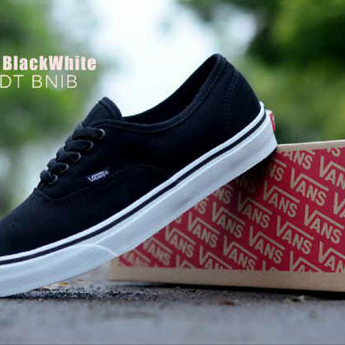 vans authentic black dope