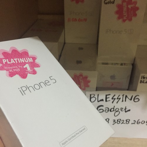 Foto Produk Iphone 5 64gb Apple Certified Pre-Owned 1 Tahun Platinum (Black/White) dari Blessing Gadget