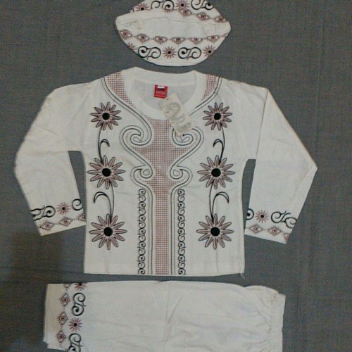 Foto Produk Baju muslim koko anak putih dari Mama Shanum Shop