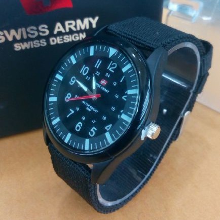 Foto Produk NEW JAM TANGAN SWISS ARMY PRIA CANVAS ELEGANT MURAH SIMPLE dari NEL WATCH