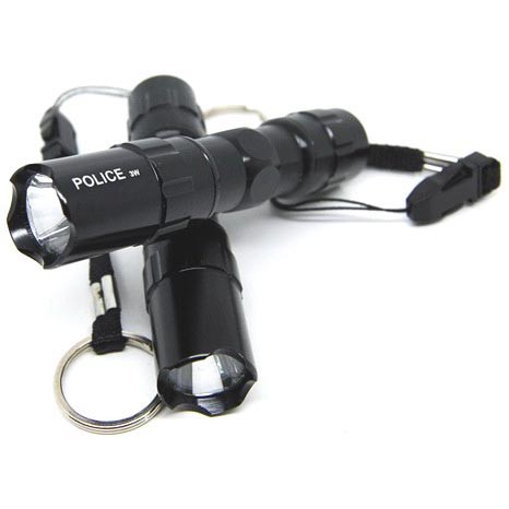 Foto Produk Police Senter LED Flashlight 3W Waterproof dari BudgetGadget