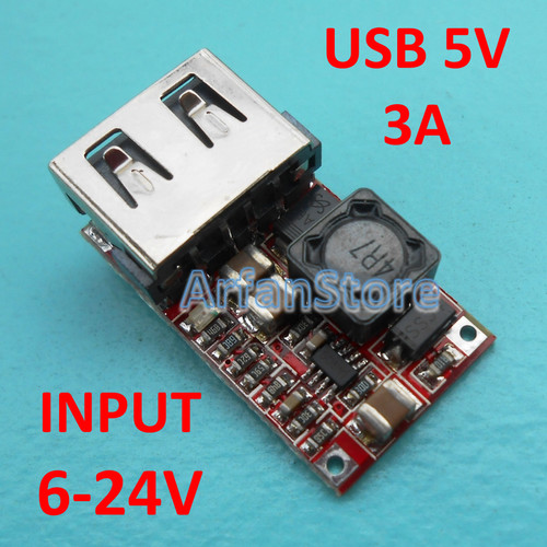 Foto Produk Kit Charger HP Motor Mobil Truk USB 5V 3A Fast Speed Android Iphone dari ArfanStore