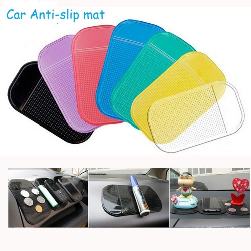 Foto Produk SILICONE Car Anti Slip Mat Super Sticky Pad Phone HP dashboard Mobil dari dfanccie house
