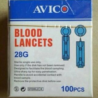 Foto Produk Jarum Lancet 100s, 28G, Avico dari AFIATCARE