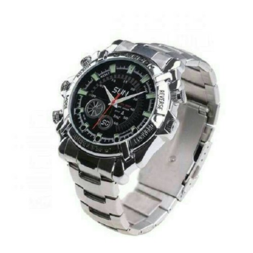 Foto Produk JAM TANGAN KAMERA PENGINTAI /JAM KAMERA INFRARED STAINLEES 8GB dari Ammar Colletion