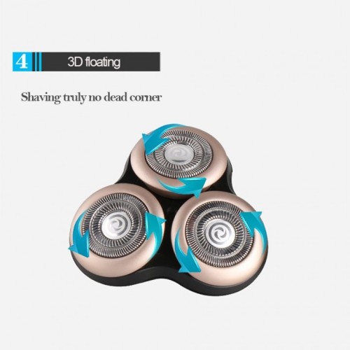 Foto Produk 4D Rechargeable Electric Shaver Floating Razor S8862 dari RZM-Shop