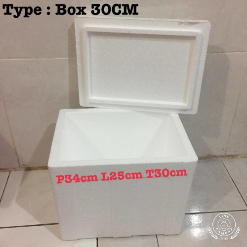 Foto Produk Styrofoam Box/Stereofoam box 30CM/box es krim dari IvanPlastik