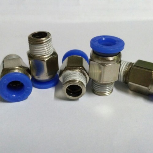 Jual sambungan selang tubing PC 1002 fitting pneumatic PC1002 PC 10 02