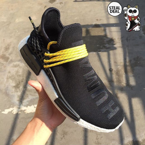 pharrell x nmd human race black