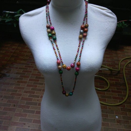 Foto Produk kalung batu kayu etnik dari ToruzShop