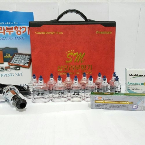 Foto Produk Paket Hemat.. Kop Bekam Sammora Premium isi 12+Lancing Gold SM + Jarum dari Vintaco