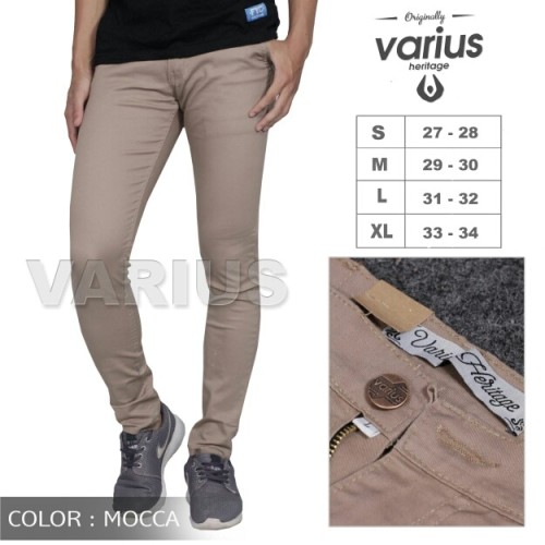 Foto Produk CELANA CHINO MOCCA VARIUS ORIGINAL - CELANA KANTOR - CELANA KATUN dari new star shop