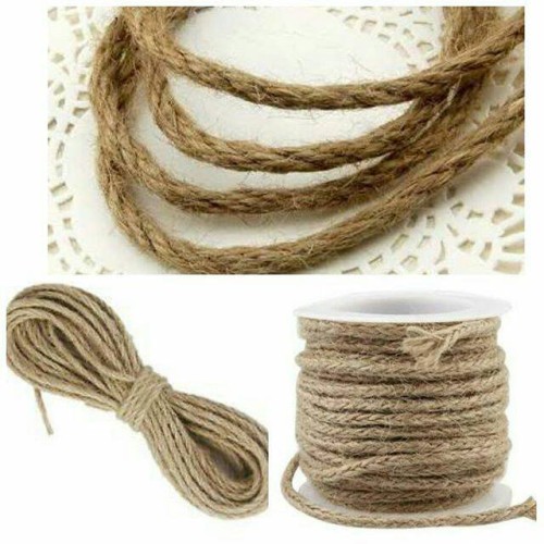 Foto Produk Tali Goni 1.5mm Tali Rami Bahan Craft Rope tali Tambang kecil dari Wimpy Clay