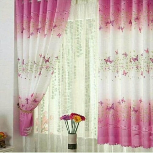 Jual Tirai Jendela Kain Polyster Motif Kupu Kupu Murah Sagulung Toko Tirai Batam Tokopedia Kain dengan harga terjangkau namun mampu menampilkan. tokopedia