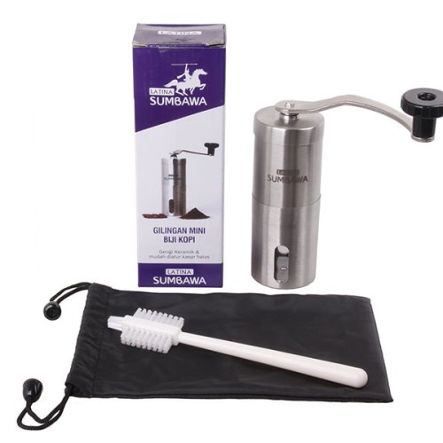 Foto Produk Latina Sumbawa Mini Ceramic Handy Coffee Grinder Manual dari MinnieStore