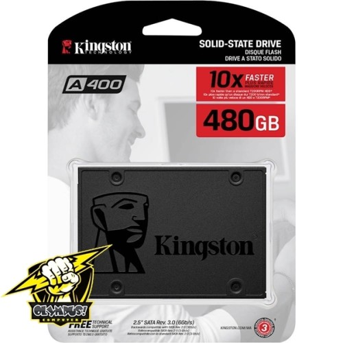 Foto Produk Kingston A400 480GB SSD – SSD A400 480GB dari OLYMPUS COMPUTER