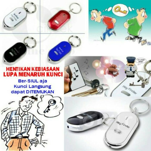 Foto Produk Gantungan kunci siul / Color key finder just whistle dari grosirltc