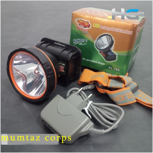 Foto Produk SENTER KEPALA / HEADLAMP MEREK DONY dari ali anwar berkah