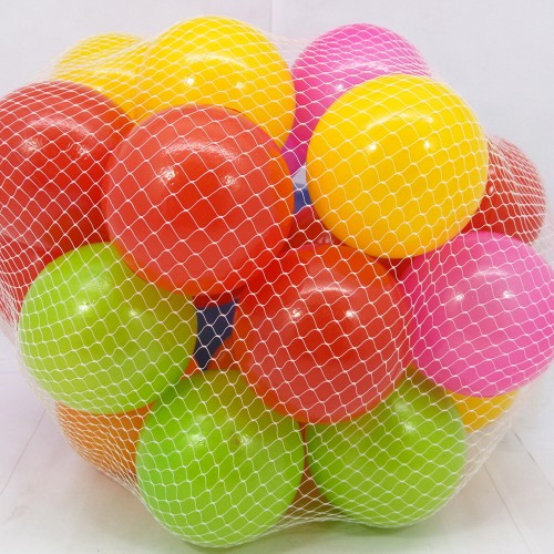 Foto Produk Mainan Anak Bola Plastik Warna Warni Cocok Utk mandi bola isi 25 pcs dari MAG TOYS