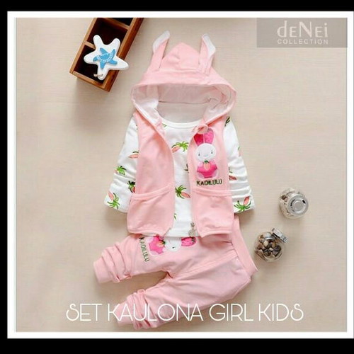 Foto Produk SET KAULONA GIRL KIDS BAJU SETELAN ANAK PEREMPUAN MODIS MURAH LUCU 2 3 dari Carol R. Duncan Store