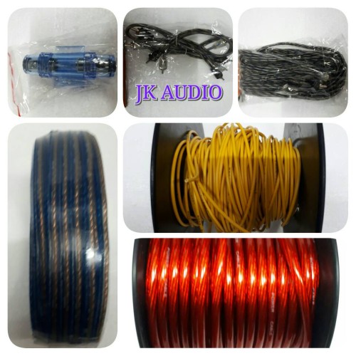 Foto Produk Kabel Kabel Untuk Audio Mobil Full Set dari JK Audio
