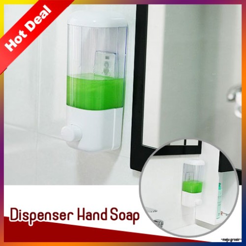 Foto Produk DISPENSER SABUN SINGLE - Putih dari rejeki shop