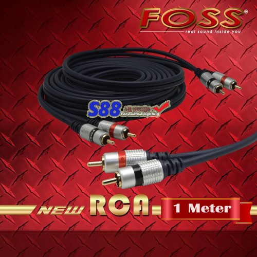 Foto Produk Foss RCA Blue Series 1 Meter dari Juro Audio