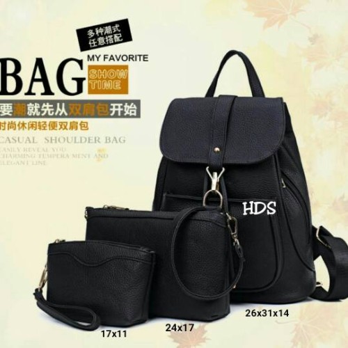 Foto Produk tas fashion wanita murah backpack 3in1 dari Then4Shop