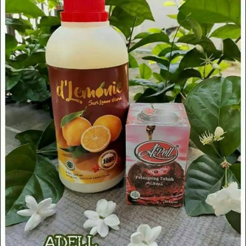 Foto Produk PELANGSING APEL DAN sari lemon DLEMONIE 500ml dari ZafranOlshop