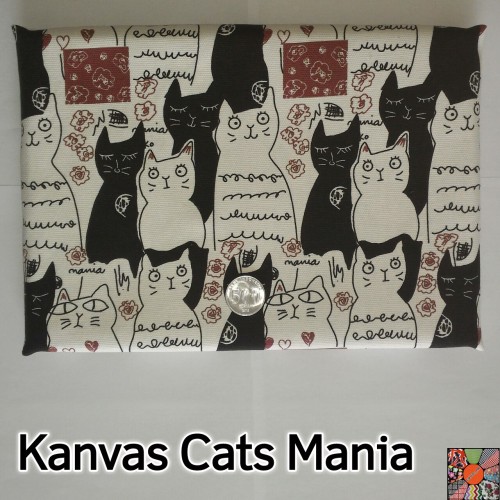 Foto Produk Kain Kanvas Cats Mania dari canvas_me