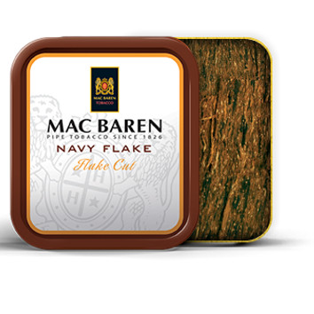 Foto Produk Tembakau Pipa Mac Baren Navy Flake (Tin 50 gr) Pipe Tobacco Cangklong dari Javan Cigars